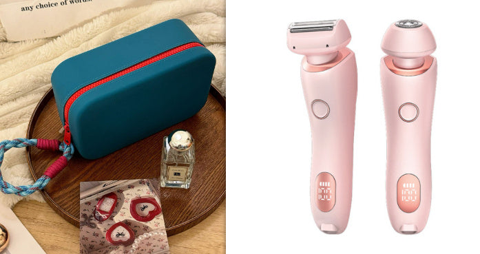 🩷 Glamitup™ 2-in-1 Rechargeable Hair Remover – Smooth, Soft, Effortless Skin