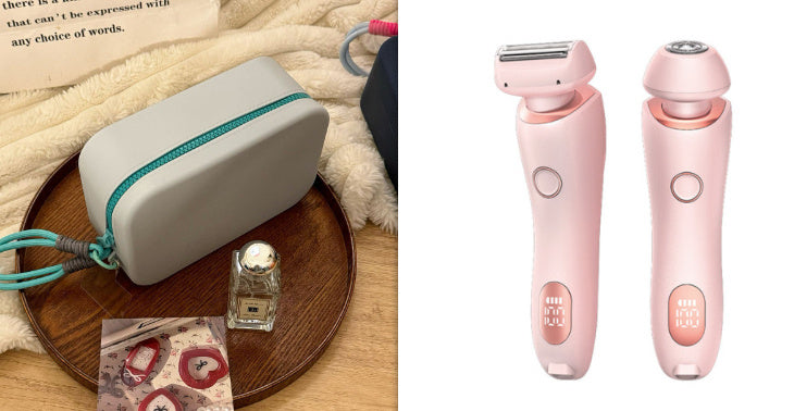 🩷 Glamitup™ 2-in-1 Rechargeable Hair Remover – Smooth, Soft, Effortless Skin