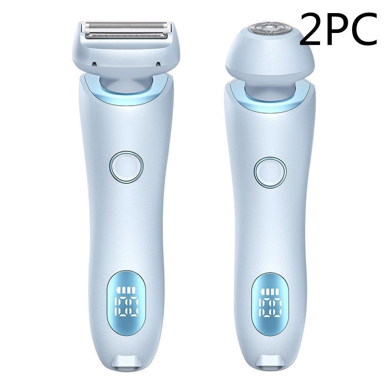 🩷 Glamitup™ 2-in-1 Rechargeable Hair Remover – Smooth, Soft, Effortless Skin