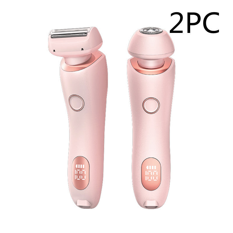 🩷 Glamitup™ 2-in-1 Rechargeable Hair Remover – Smooth, Soft, Effortless Skin
